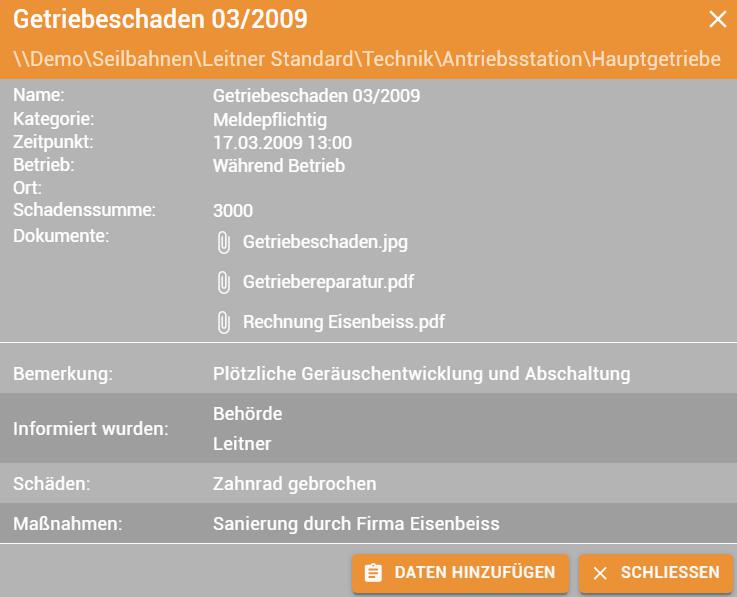 Vorkommnisse nachvollziehbar dokumentieren
