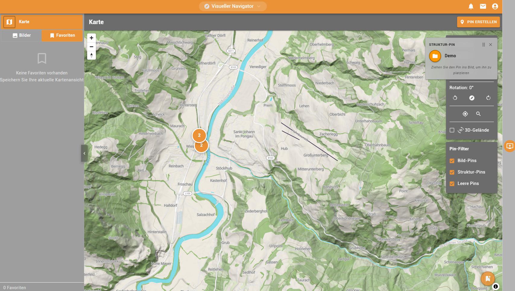 Betriebliche Informationen räumlich erschließen
