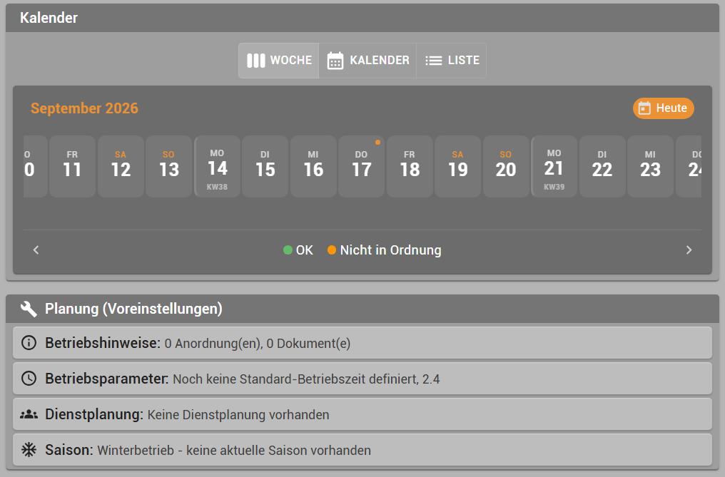 Den Betrieb vorausschauend vorbereiten
